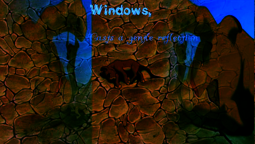 Windows|EFFECT2 Darker| More Scan lines|Blur|Blur