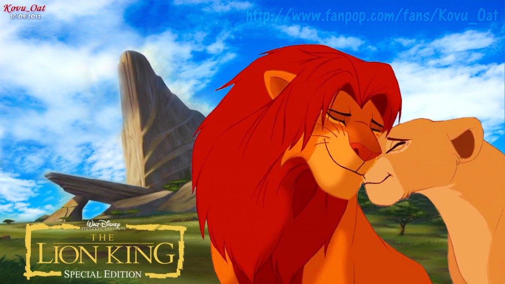 TLK Simba Nala Cute Love at Pride rock