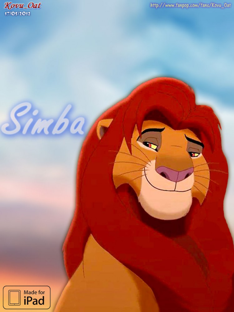 Simba Ipad wallpaper version