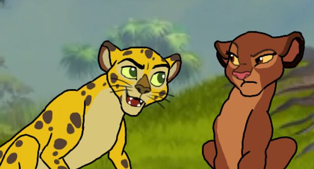 Meeting a cheetah