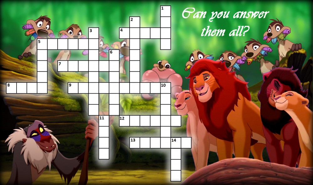 The Lion King Crossword