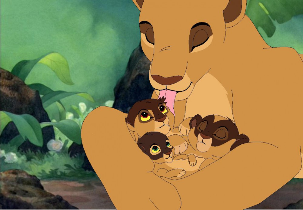 Durah and her baby boys *Gift for Cubbietaraji*