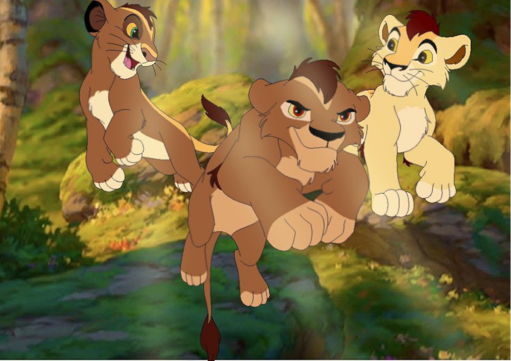 Three adventurers 