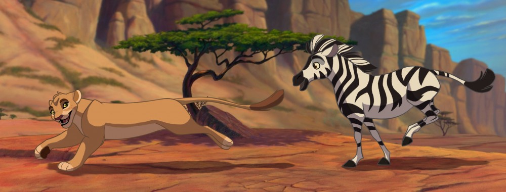 Chasing lions 