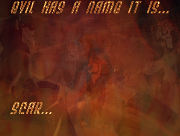 Evil is Scar...