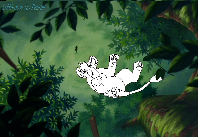                       Falling cub render
