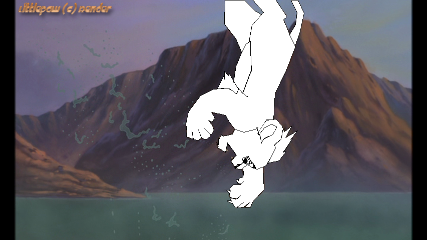                    Another falling cub render
