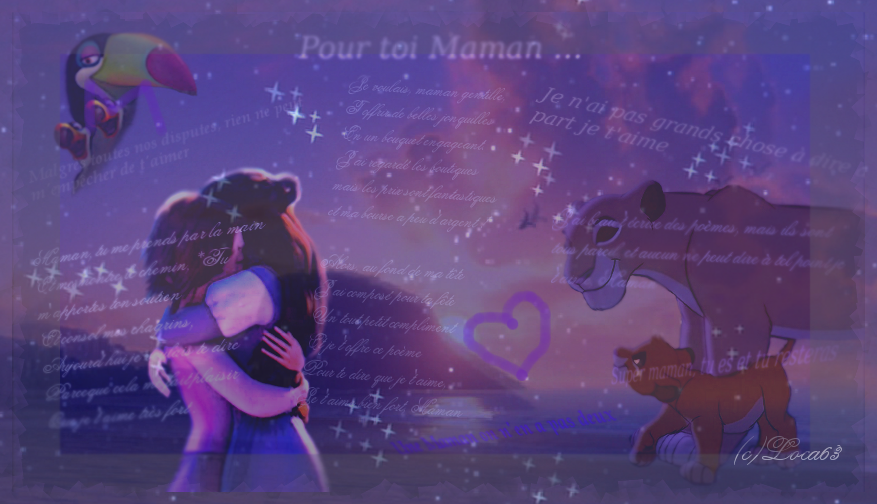 Pour toi Maman (pour la fête des mères)