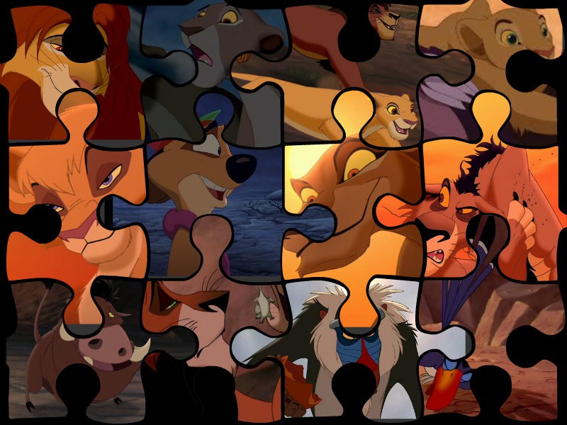 A puzzle collage