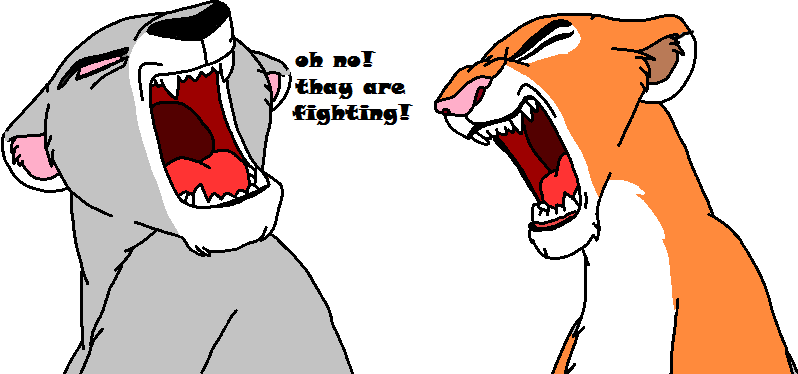 oh no they are fighting 