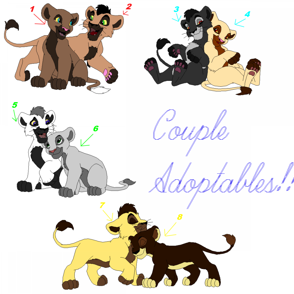 Couple Adoptables! *CLOSED*
