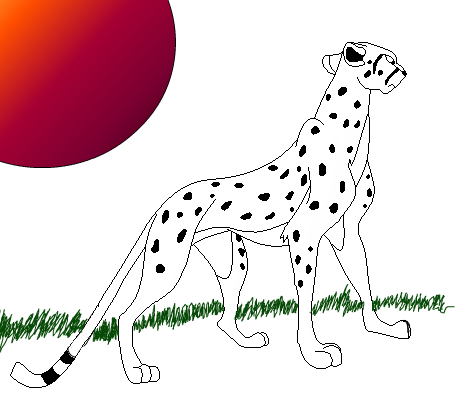 nyokita regarder et surveille les bébé animaux