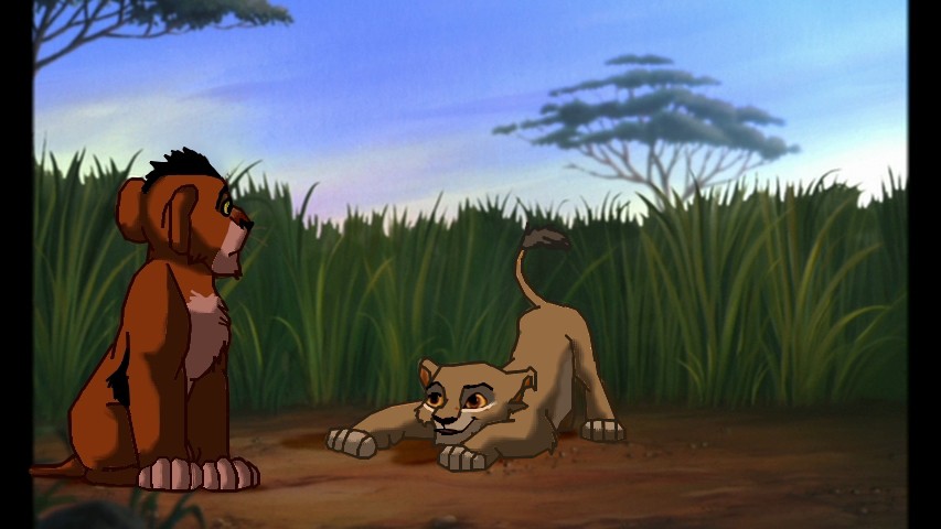 La rencontre : Scar & Zira jeunes