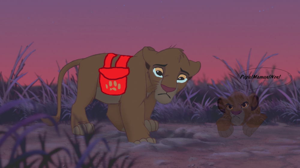 la fugue de Simba