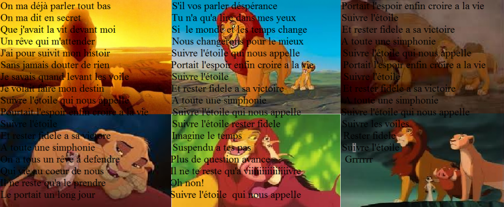 simba suis son Étoile