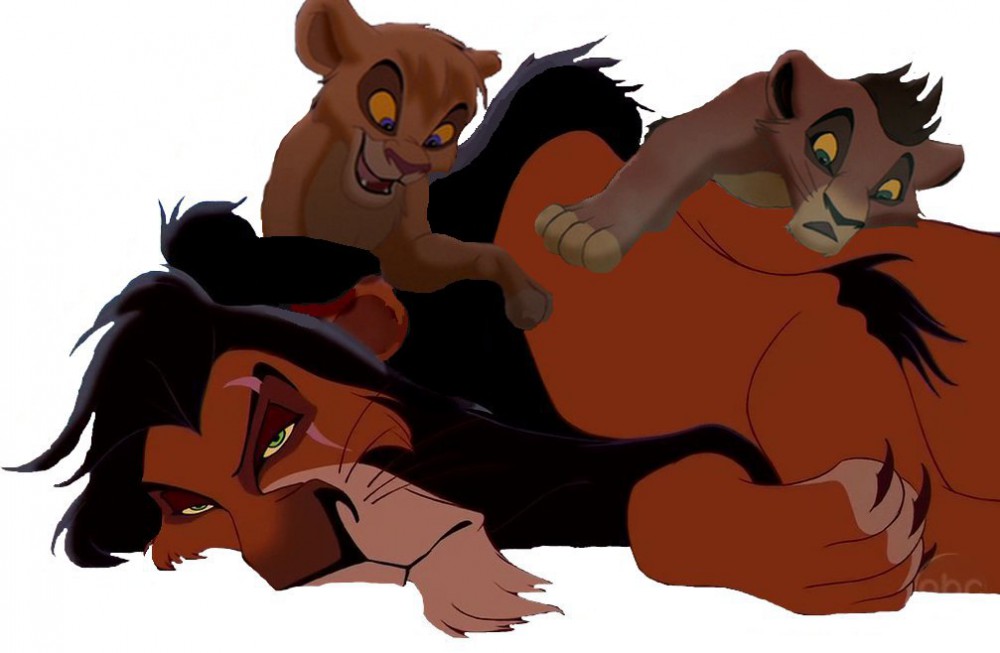 Scar, Vitani et Kovu