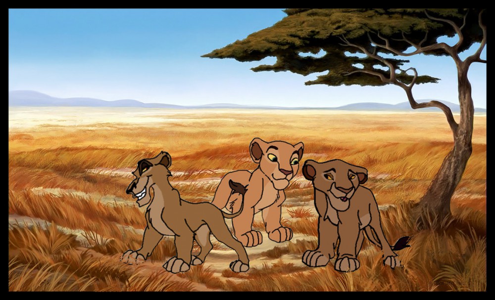 Sarabi, Sarafina, Zira enfants