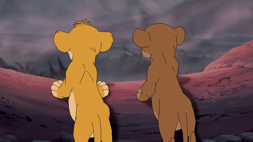 Sarabi et Mufasa 