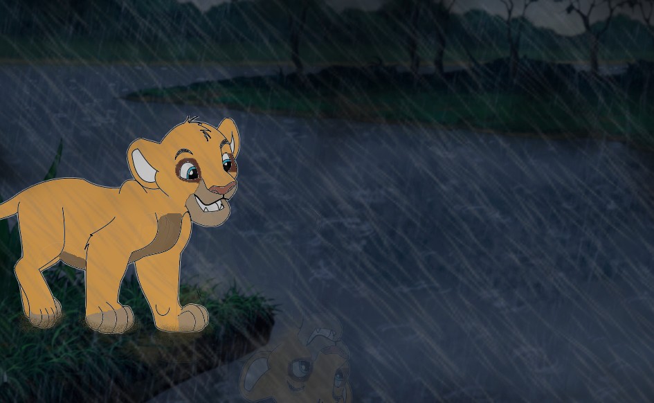 Eka sous la pluie