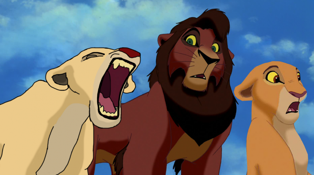 no dad !! - kiara , kovu , aurora 