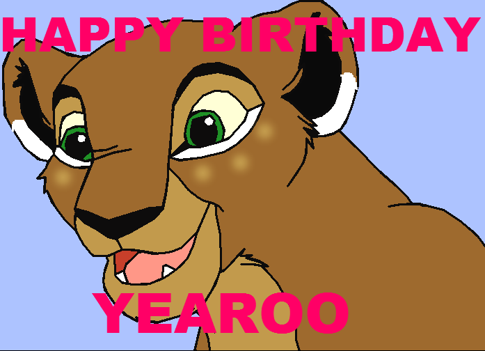 HAPPY BIRTHDAY YEAROO!