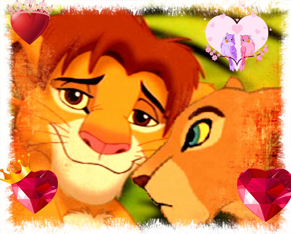 Teen simba and Nala avatar