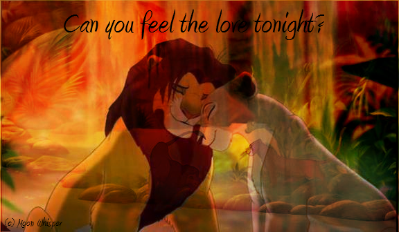 Can you feel the love tonight?