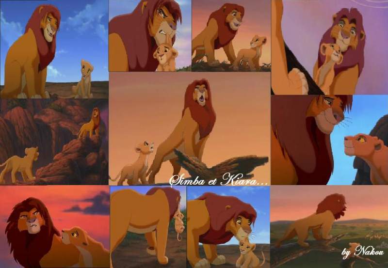 Montage Simba et Kiara