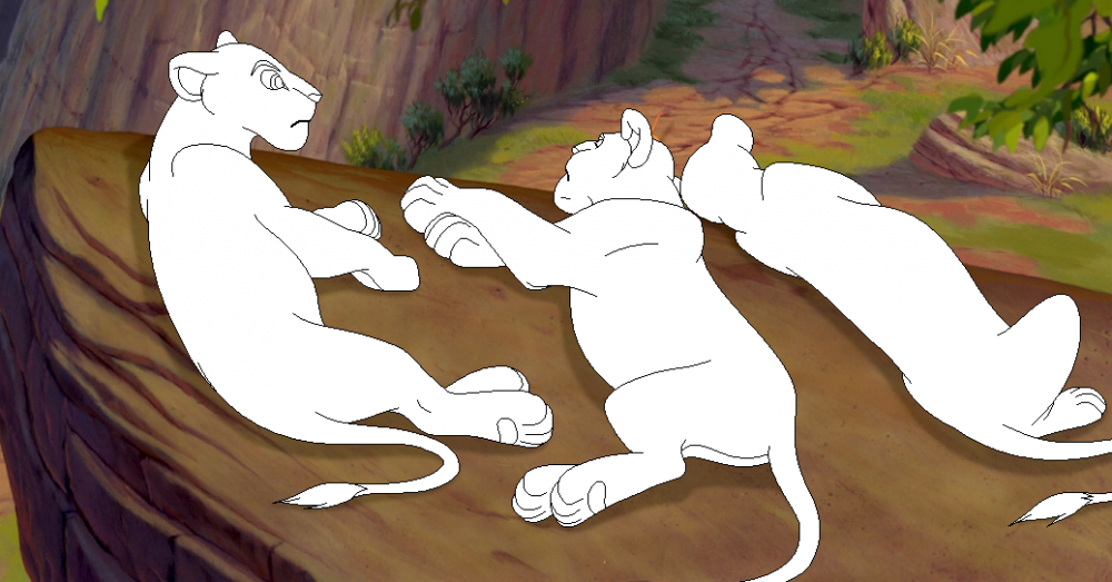Three Lionesses Blank Render *revamp*