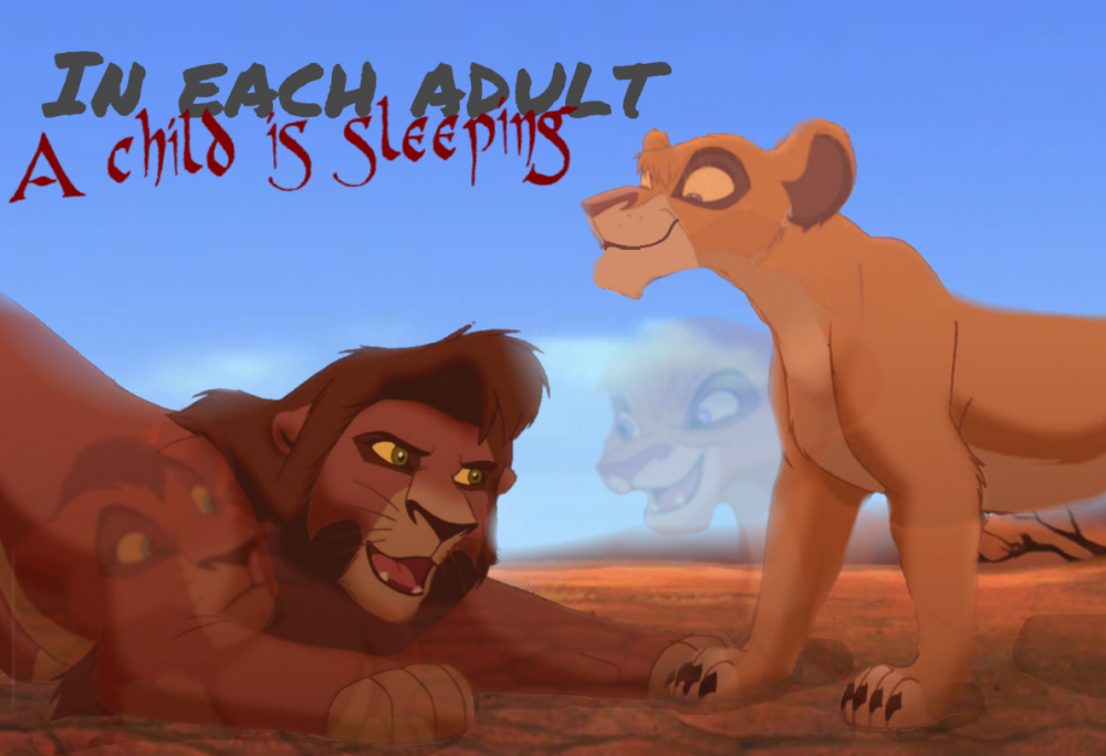 It's beacause in each adult a child is sleeping...