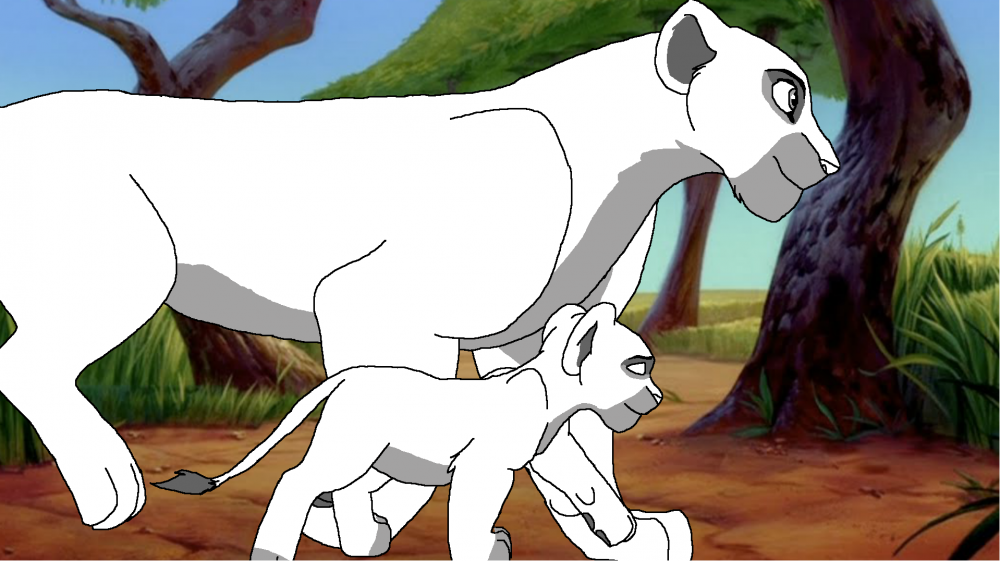 TLK base: Mother and cub