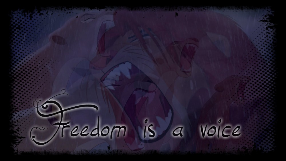 Freedom is a voice