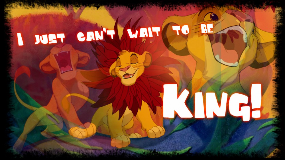 Can't wait to be king : Free desktop background