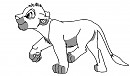 Lineart Simba