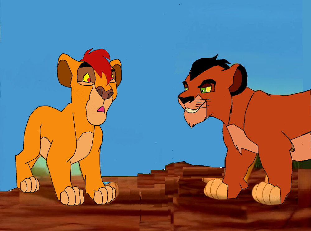 Scar and Mufasa as Cubs