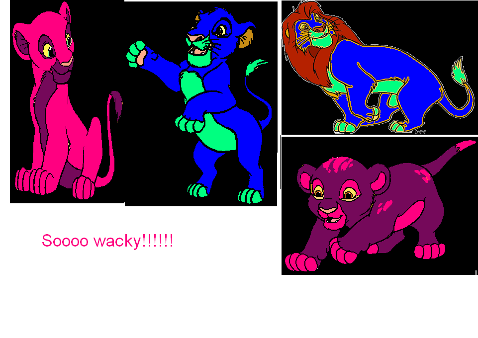 Weird and Wacky lions for adoption. 