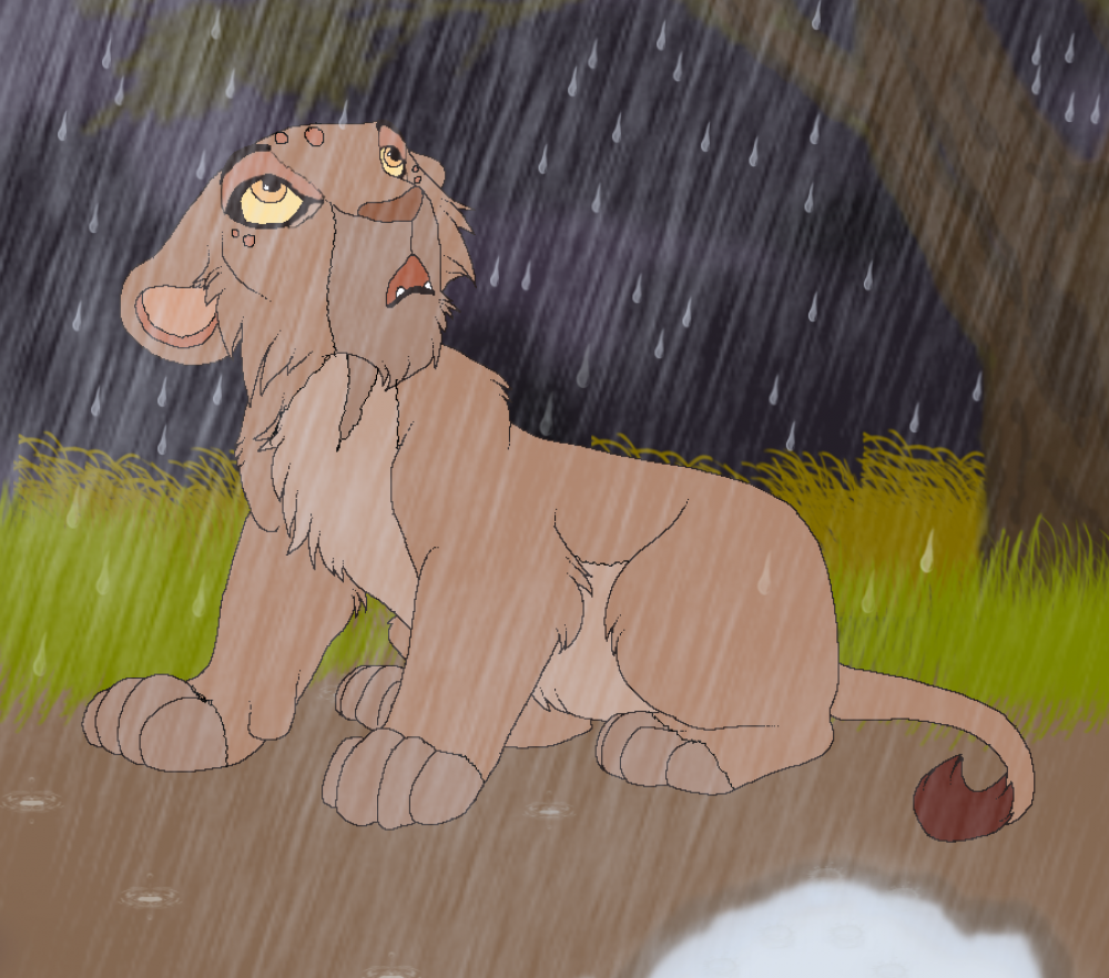 Raindrops are falling