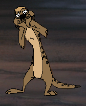 A meerkat character?
