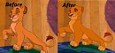 Cub Mufasa Simba Comparison