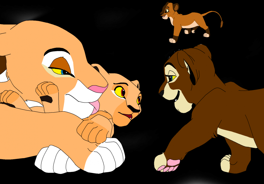 Request For Glameow: Lucy Caring For Cubs