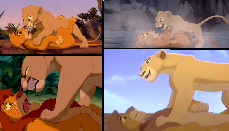 Pinned Ya! Simba and Nala Collage