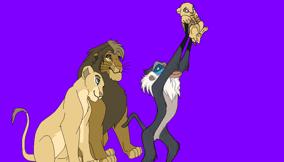 Asian lion family1