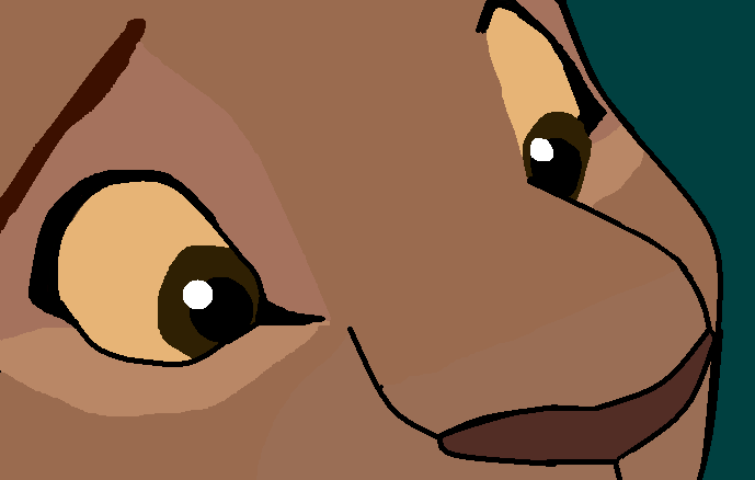 Young Sarafina is scared