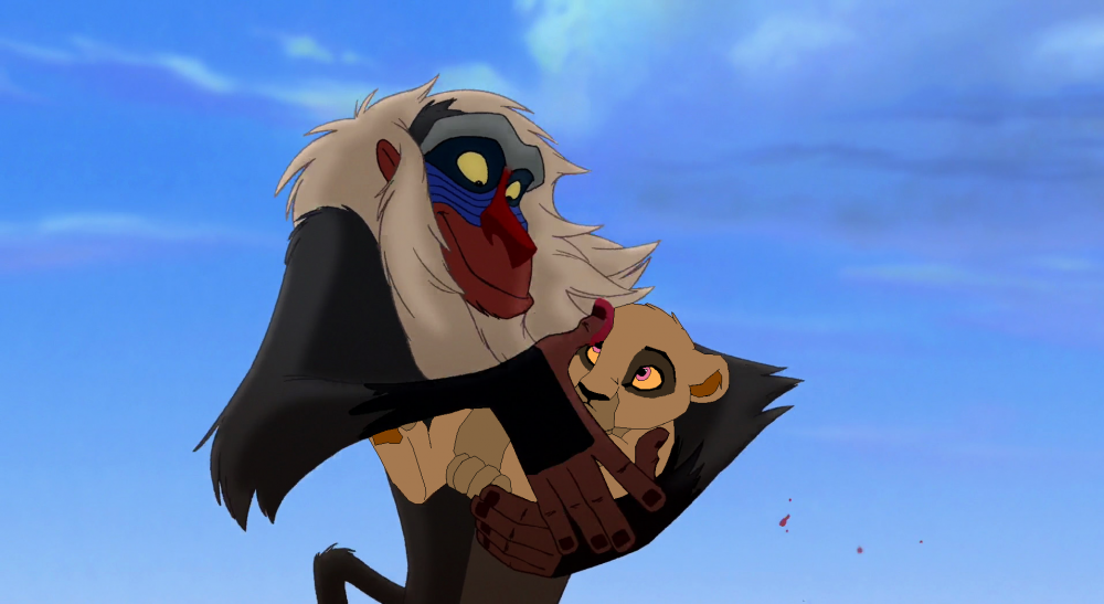 Baby Niaomi and Rafiki
