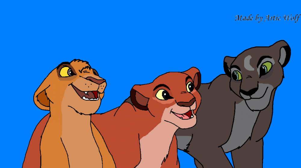 3 lionesses
