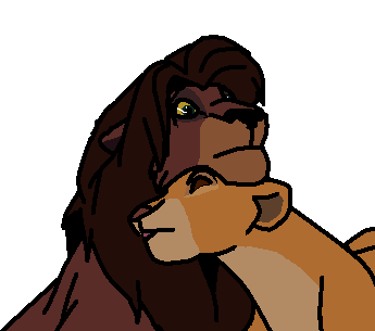 Full grown Kiara and Kovu