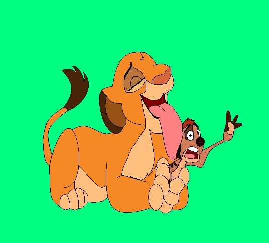Bath time for Timon!