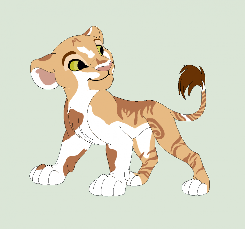 My Cat in The Lion King form. 