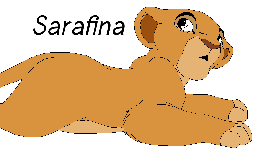 Sarafina enfant.