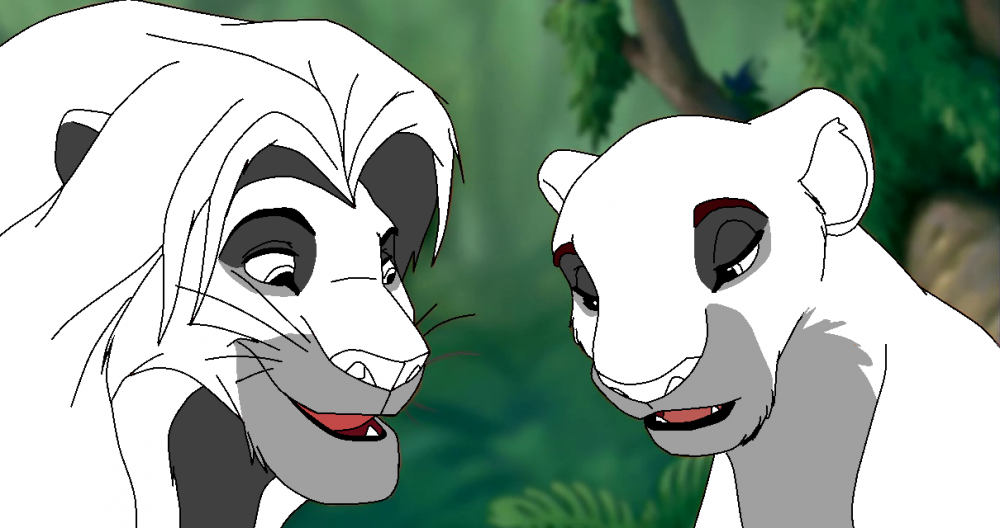 Simba and Nala base